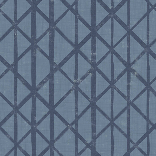Organic Lattice — Denim Blue