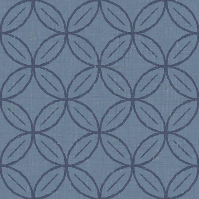 Garden Loop | Interlocking Circles — Denim Blue