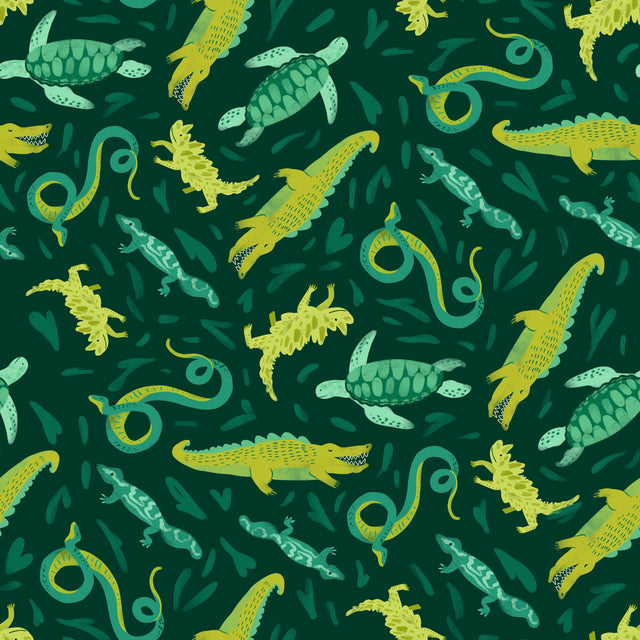 Native Australian Animals: Reptiles — Dark Green