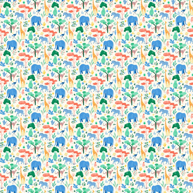 Safari Animals — Cream