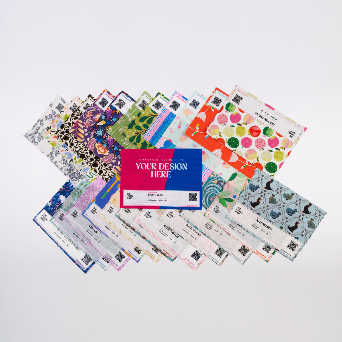Base Fabric Pack, 22 Fabric Swatches